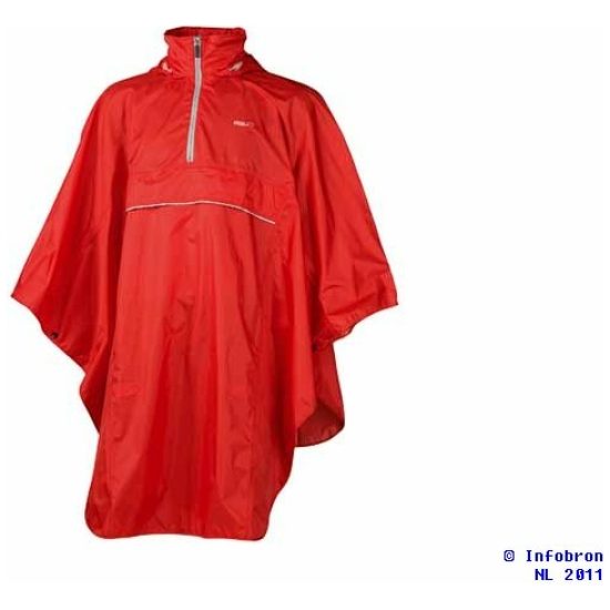 Agu Regenponcho Track one size 432222 Rood