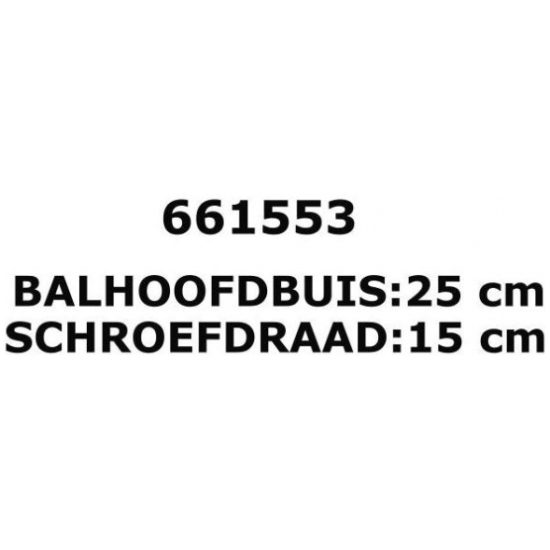 Merkloos VORK 28X13/8 TROM MET.BRUIN METALLIC BRUIN