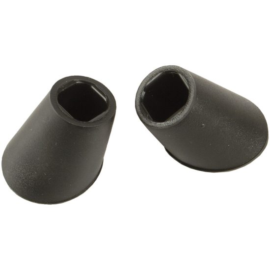 Esge Standaard-voetset F24 2-poot L+R ZWART
