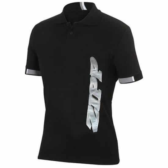 Castelli SHIRT CAS ZIPP POLO BL BLACK - ZWART