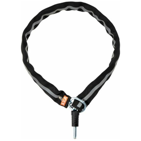 Axa Slot-insteekketting 10mm pen RLC reflect-limited Zwart