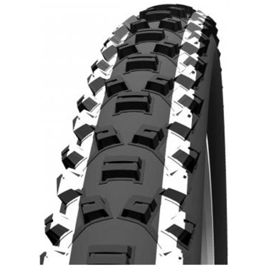Schwalbe BUB 26X225 SC NOBBY NIC TLR ZW/WI VW Zwart/Wit