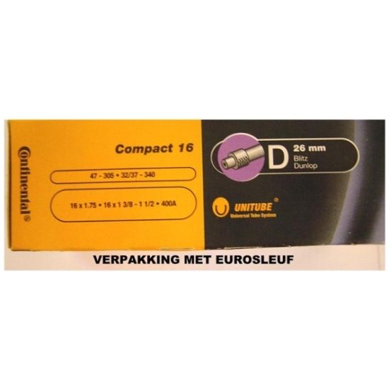 Continental BIB 16X13/8-175 CO DV (40) ZWART