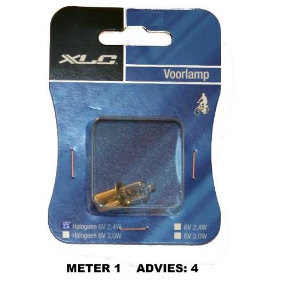 Xlc Lamp 6V 2.4W HS3 halog m/kraag koplamp 0.4A PX13.5S