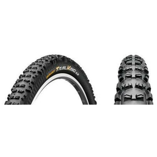 Continental Bub 27.5x2.20 vouw 650b conti trail king 2. Zwart