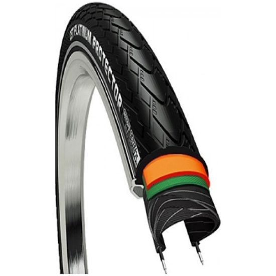 Cst Buitenband 28x1.40 Platinum Protector C1974 m/refl Zwart - Afbeelding 2