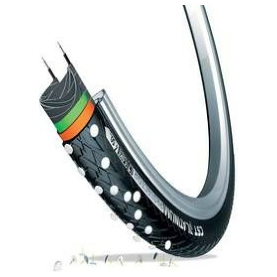 Cst Buitenband 28x1.40 Platinum Protector C1974 m/refl Zwart