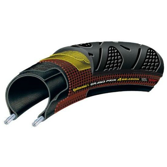 Continental BUB 28X11/8 CO GRAND PRIX 4 SEASON ZW VW Zwart