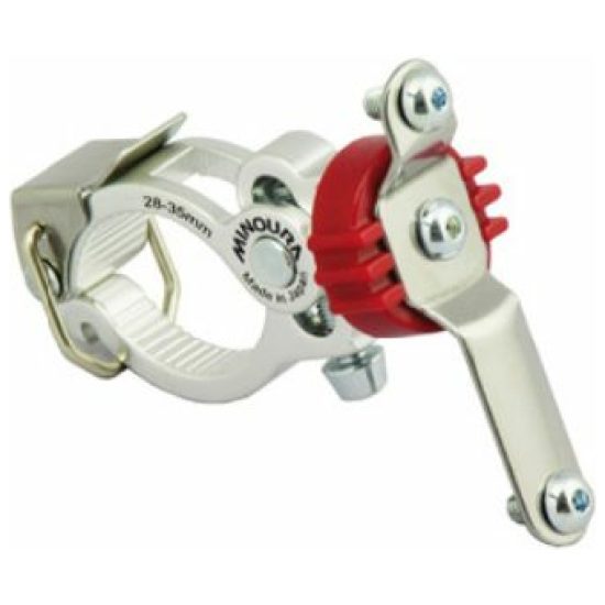Minoura BIDOD HOUDER BEV SET STUUR UNIV 28-35MM ZILVER