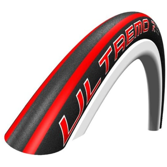 Schwalbe @@23-622 Ultremo R.1 zwart/rood 11646843 vouw Schw Rood