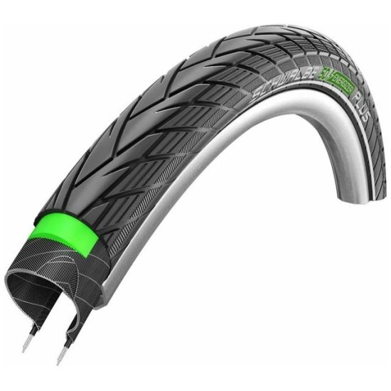 Schwalbe Buitenband 28x1.25 Schw Energizer Plus HS427 GreenGuard m/refl Zwart