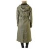Agu Regenjas Ds Trenchcoat Long armygreen, mt.M 43500200-011-04 Groen - Afbeelding 3