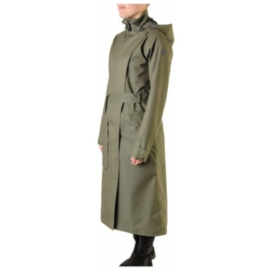 huilen Mechanica olifant Agu Regenjas Ds Trenchcoat Long armygreen, mt.M 43500200-011-04 Groen -  Fietsen & Zo