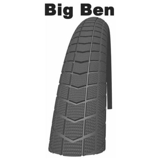 Schwalbe Buitenband Schw Big Ben HS439 RaceGuard Zwart
