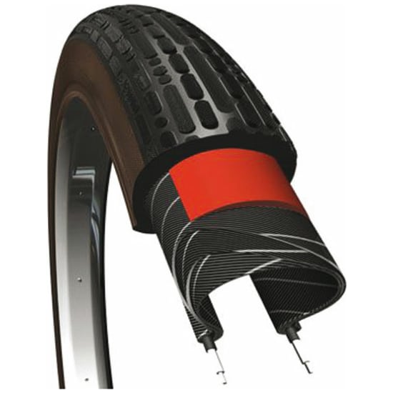 Schwalbe Buitenband 28x2.00 Schw Fat Frank HS375 KGuard bruin/zwart Zwart