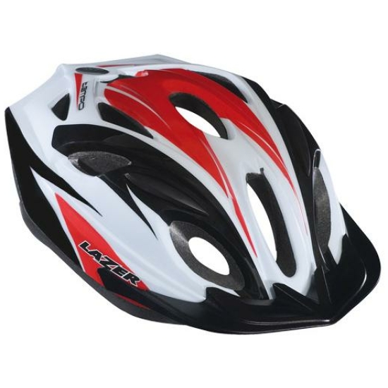 Lazer VALHELM TEMPO SPORT ROOD/WIT UNI ROOD / WIT