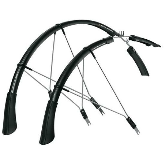 Sks SPATBORDSET 28 RACEBLADE LONG PVC ZW ZWART