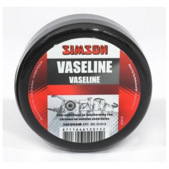 Simson Vaseline blik 100gr 021015 Zwart