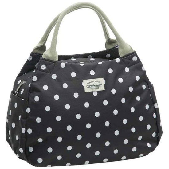 New Looxs Tas pakaf schouder Newl Tosca Midi 125 Polka Black 11ltr 35x32x16 - Afbeelding 3