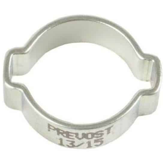 Merkloos GRS PREVOST COMPD SLANGKLEM 13-15 ZILVER