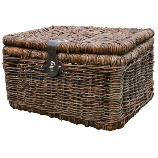 Basil MAND BAS RIET V DURBAN M/DEKSEL 40X30X21 NATUREL Bruin