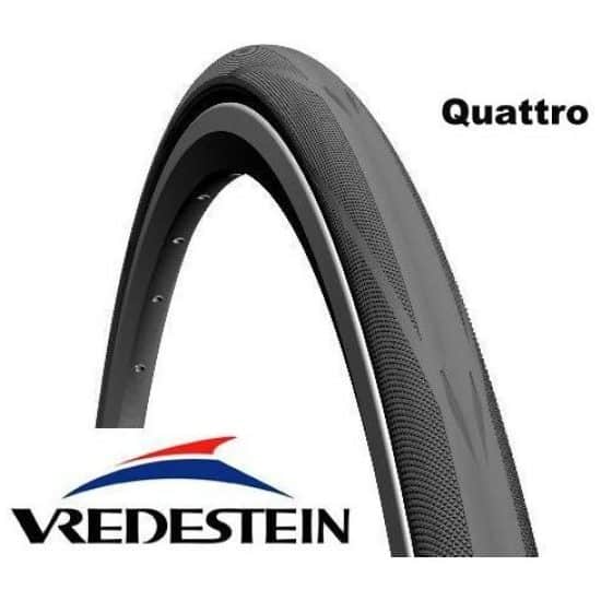 Vredestein BUB 28X1 VR FORTEZZA QUATTRO TC ZW/ANT VW Zwart/Antraciet