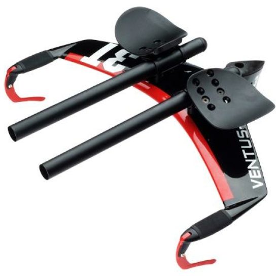 3t STUURBEUGEL VENTUS TEAM CB/ALM 400 +6? ZW/RO ZWART / ZILVER