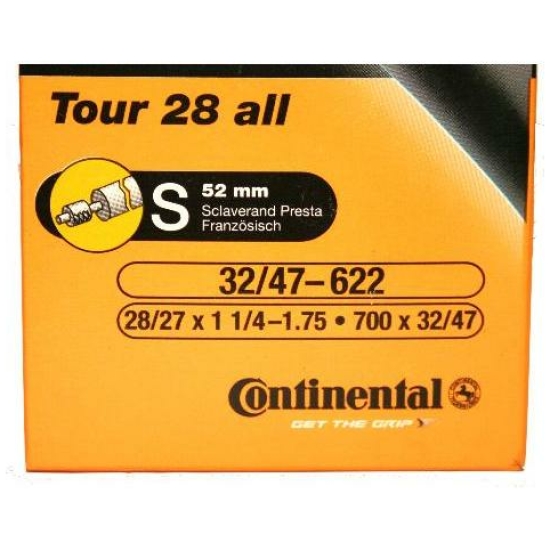 Continental BIB 28X11/4-13/8-175-200 CO SV (52) TOUR ALL ZWART