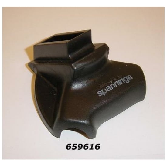 Spanninga STAND KAP ROND SAFETY SMAL PVC ZWART