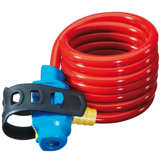 Trelock SLOT KABEL SK211 150X10 M/HOUDER ZWART