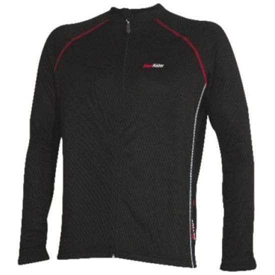 Fast Rider Shirt lange mouw FR One/rode bies 20111013 Zwart