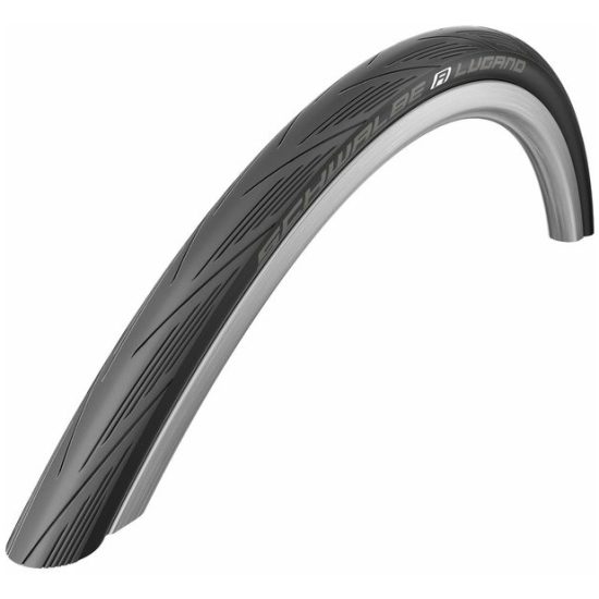 Schwalbe Buitenband 28 race Lugano HS471 K-Guard z/refl 28x1 Zwart - Afbeelding 2
