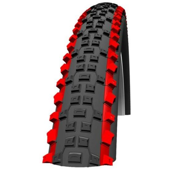 Schwalbe BUB 26X225 SC RACING RALPH TLR ZW/RO VW ZWART / ROOD