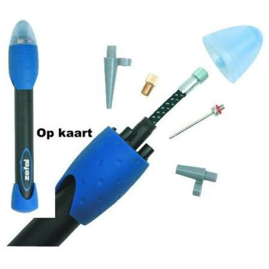 Zefal POMP ZEF MAX HAND PVC BL/ZW Blauw/Zwart