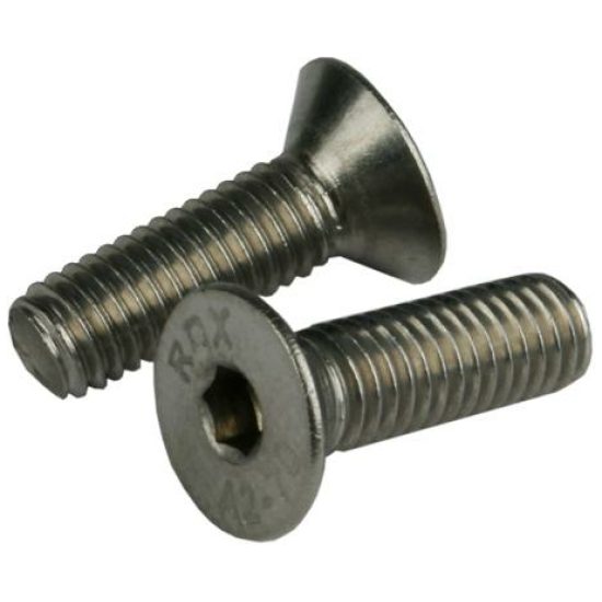 Bach BOUT M5X16 INBUS RVS VERZ DS A 25 ZILVER