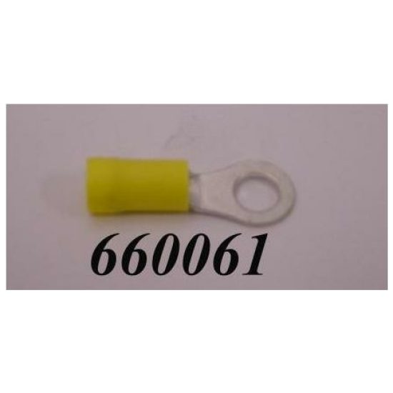 Merkloos STEKKER OOG 8MM ACCU DS A 50 GEEL