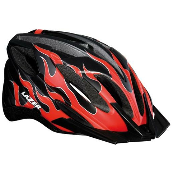 Lazer VALHELM SKOOT FIREBALL UNI KIND ROOD/ZWART