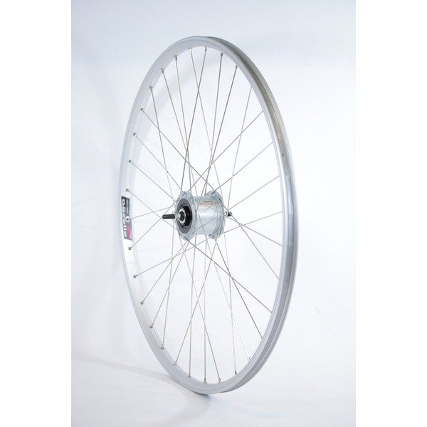 Gazelle Rodi V.Wiel 28 622x19C Gaz/Rodi Vision 32x1 naafdyn matzilver V8,5  - Fietsen \u0026 Zo