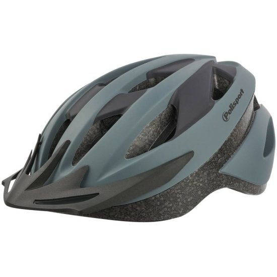 Polisport Fietshelm Pol Sport Ride d.grijs/zwart, mt.L (58/62) Dark Grey/Black Matte