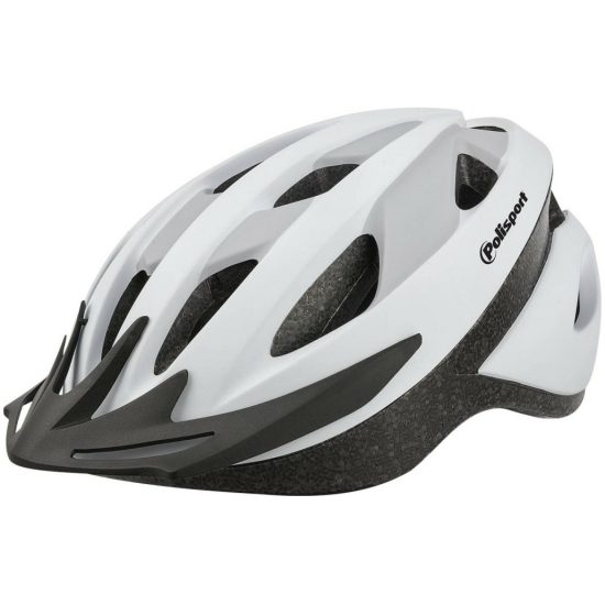 Polisport Fietshelm Pol Sport Ride wit/grijs, mt.M (54/58) White/Grey Matte
