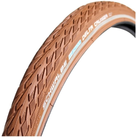 Schwalbe Buitenband Schw Delta Cruiser Plus HS431 P-Guard Bruin