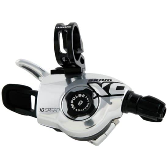 Sram VERSTELLERSET X0 TRIGGER 10V 3X10 SILVER Zilver/Zwart