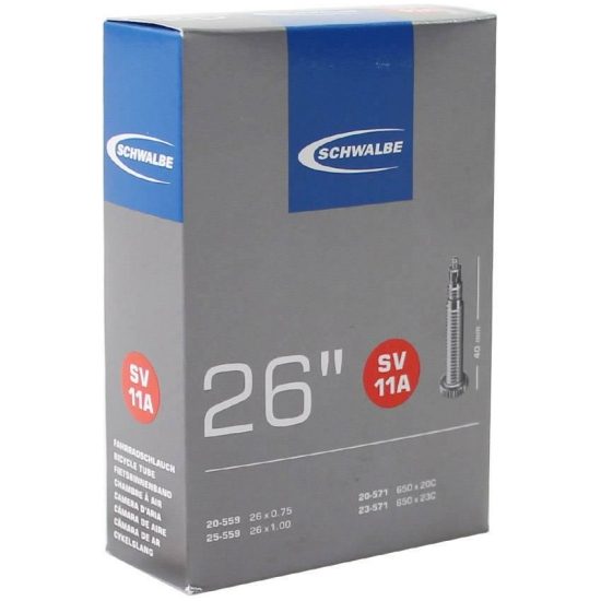 Schwalbe Binnenband 26 Schw SV11A Fransventiel 18-25/559-571 Zwart