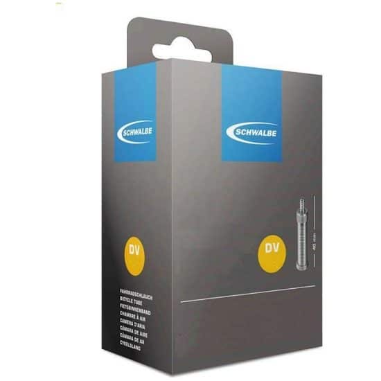 Schwalbe Binnenband 24 Schw DV9 NL-ventiel 24x1 3/8-1.75 Zwart - Afbeelding 2