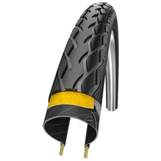 Schwalbe BUB 28X13/8 SC R MARATHON DELUXE DD+ ZW VW ZWART