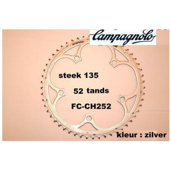 Campagnolo KETT BLAD 52 CA CHORUS 10V FC-CH252 ZILVER