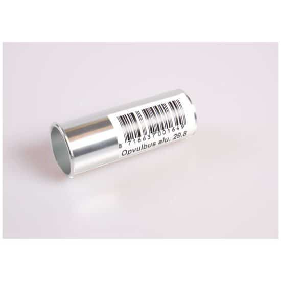Unbranded Zadelpen-verloopbus 27.2 > 30.8 ALU 80mm ZILVER - Afbeelding 3