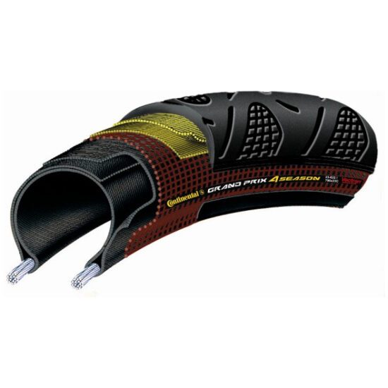 Continental Buitenband 28 race vouw Conti GrandPrix 4 season zwart/zwart Zwart/Bruin