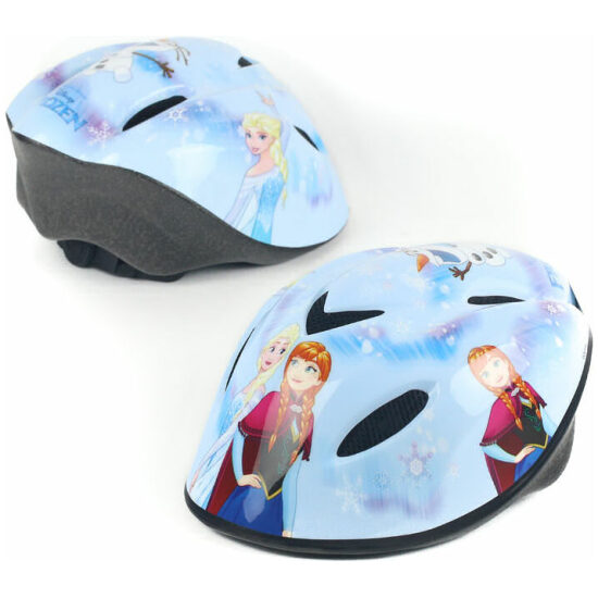 Widek Fietshelm kind Disney Frozen blauw/wit, one size 50/56 F751 Roze - Afbeelding 2
