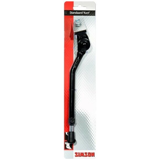 Simson Standaard 30mm brede plaat 'Kort' zwart verstelbaar 020419